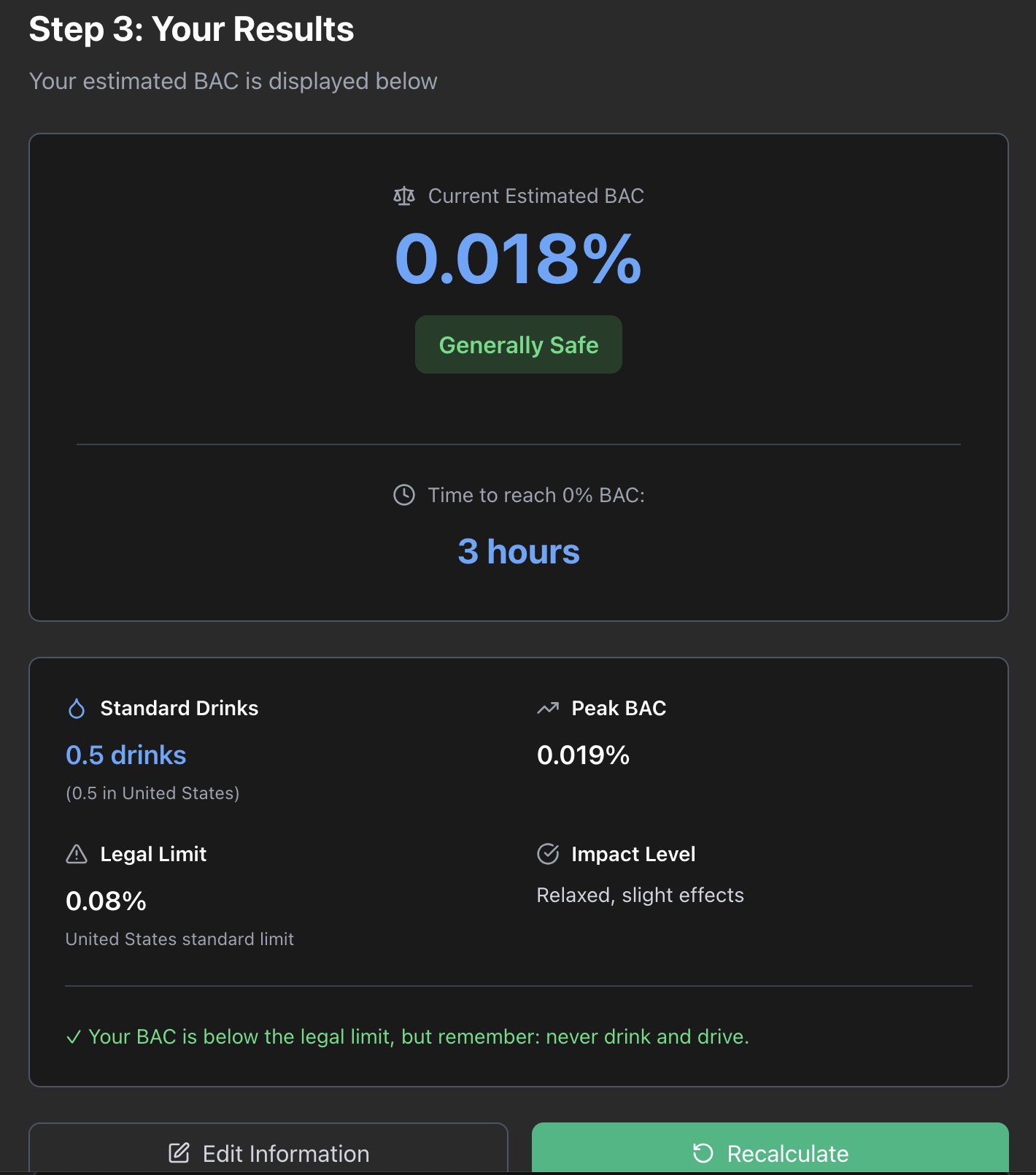 Zero Bac bac calculator - Tools AI Online | Tools AI Online