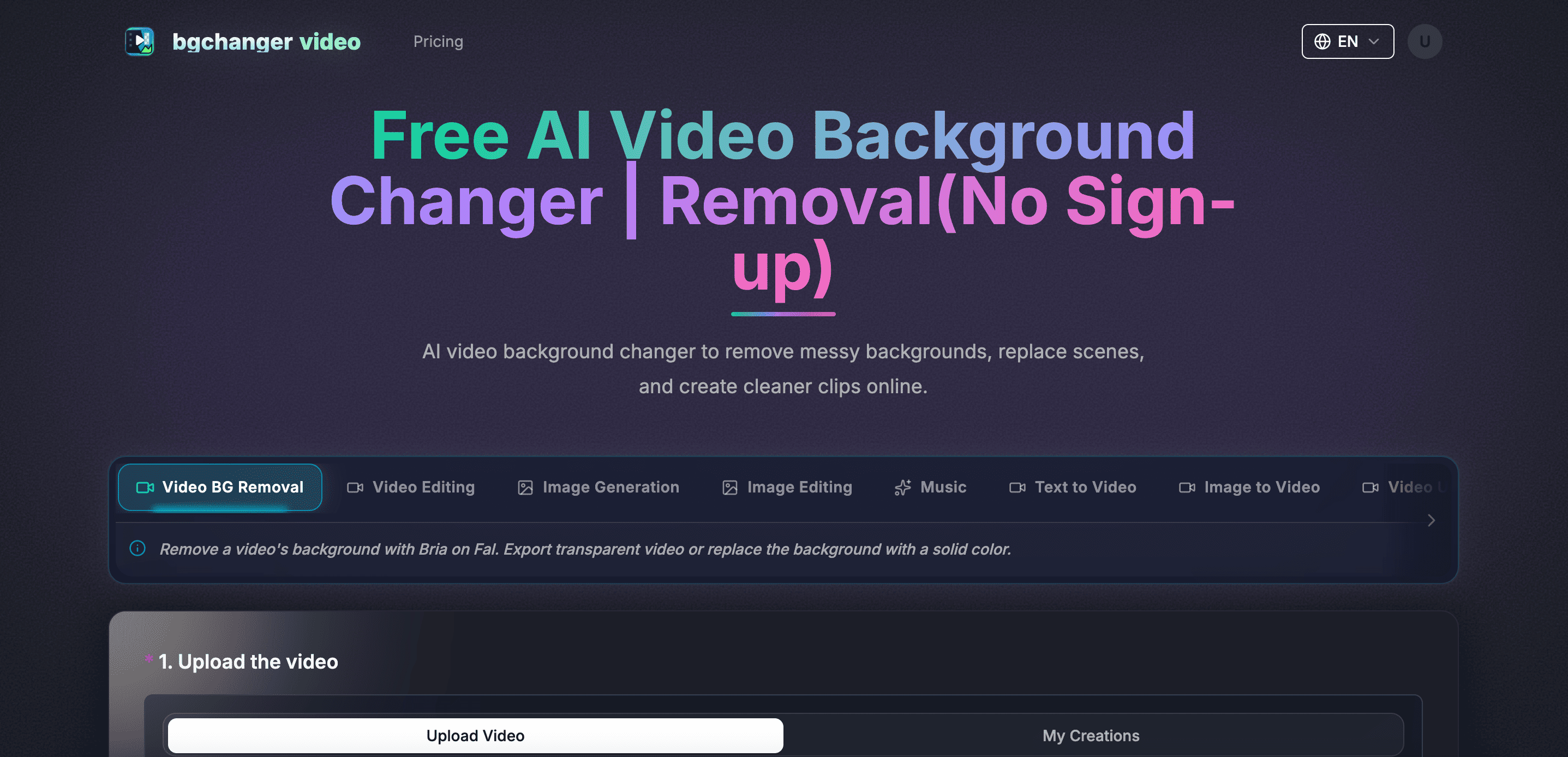 BGChanger – AI Video Background Changer