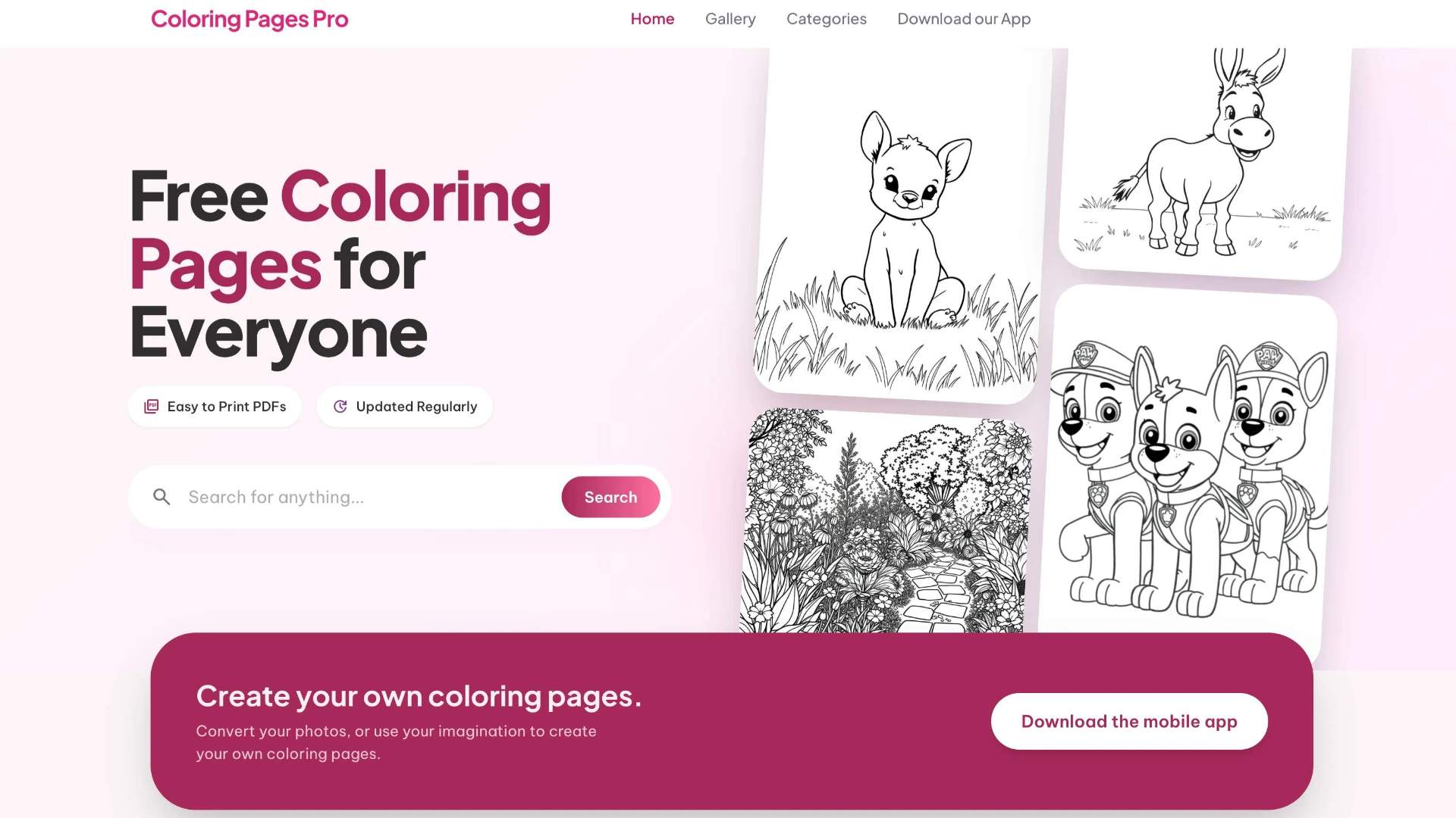 Coloring Pages Pro - Tools AI Online | Tools AI Online