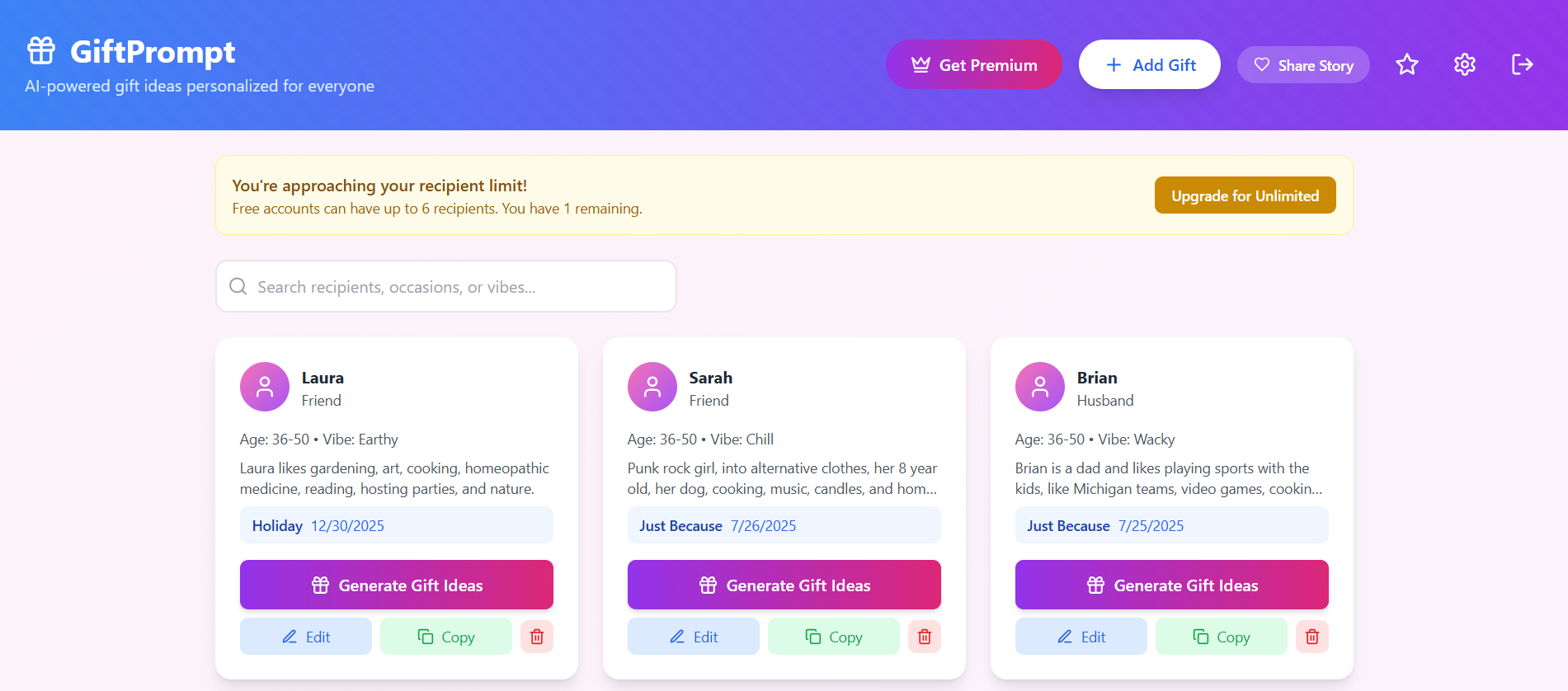 GiftPrompt - Tools AI Online | Tools AI Online