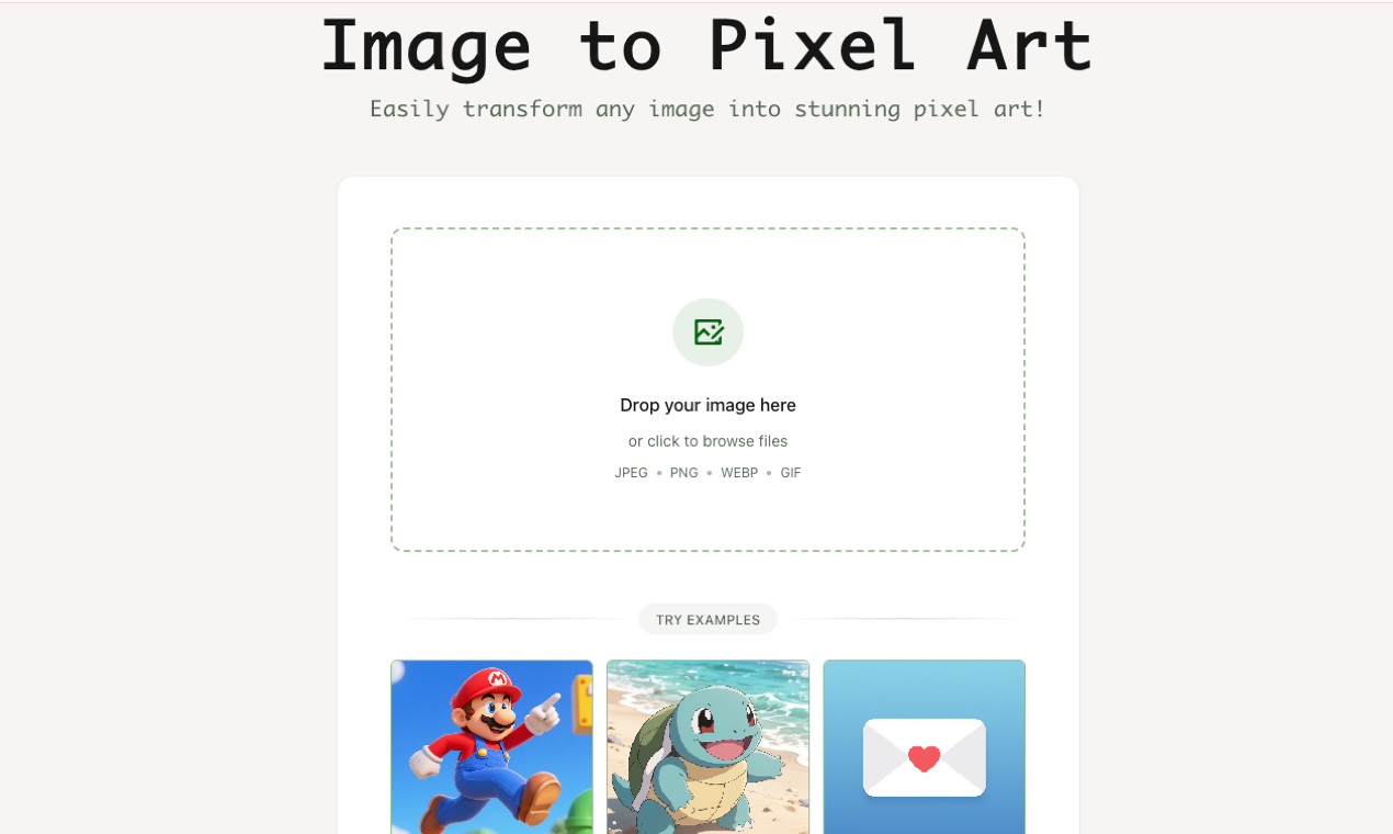 image to pixel art - Tools AI Online | Tools AI Online