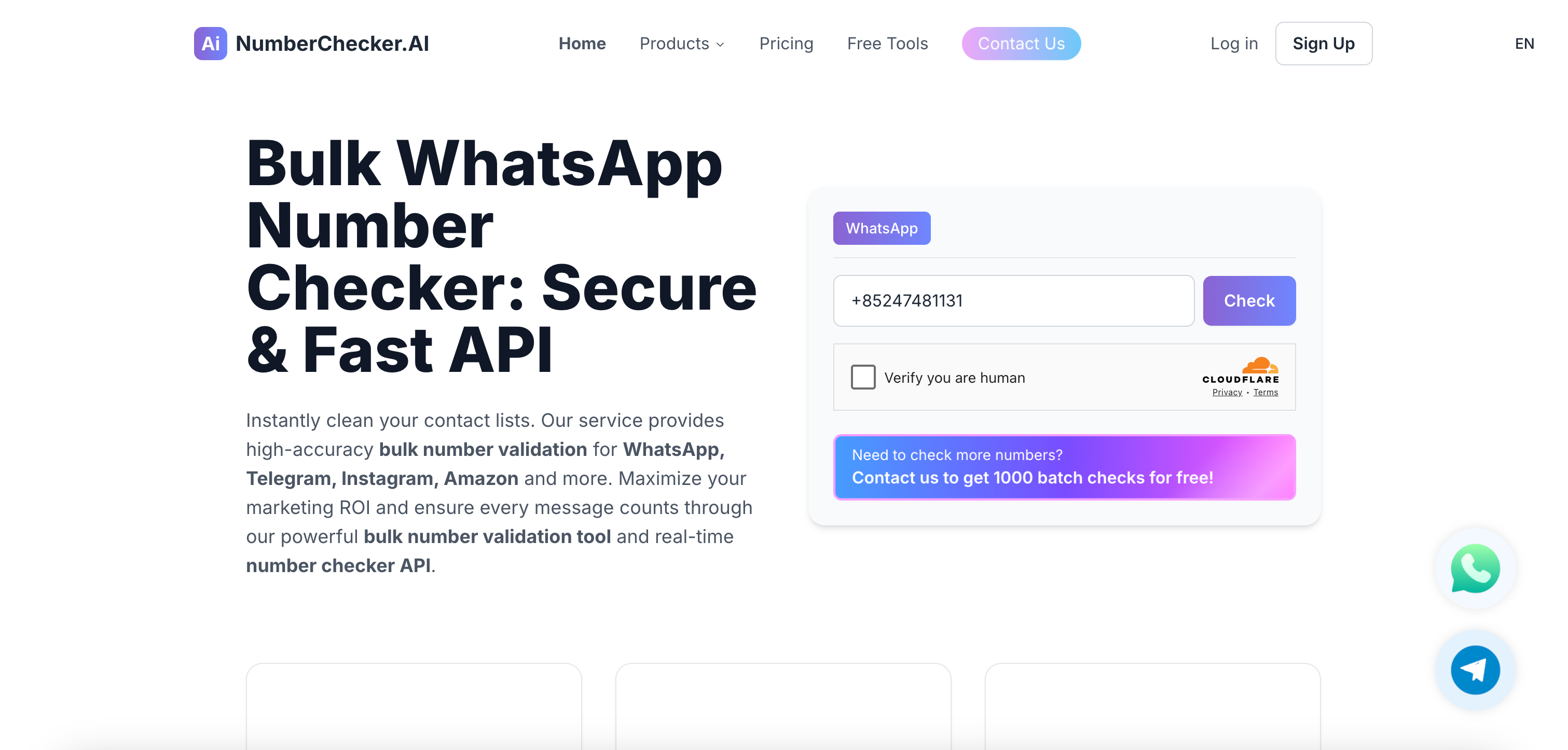 Check All Number numberchecker.ai - Tools AI Online | Tools AI Online