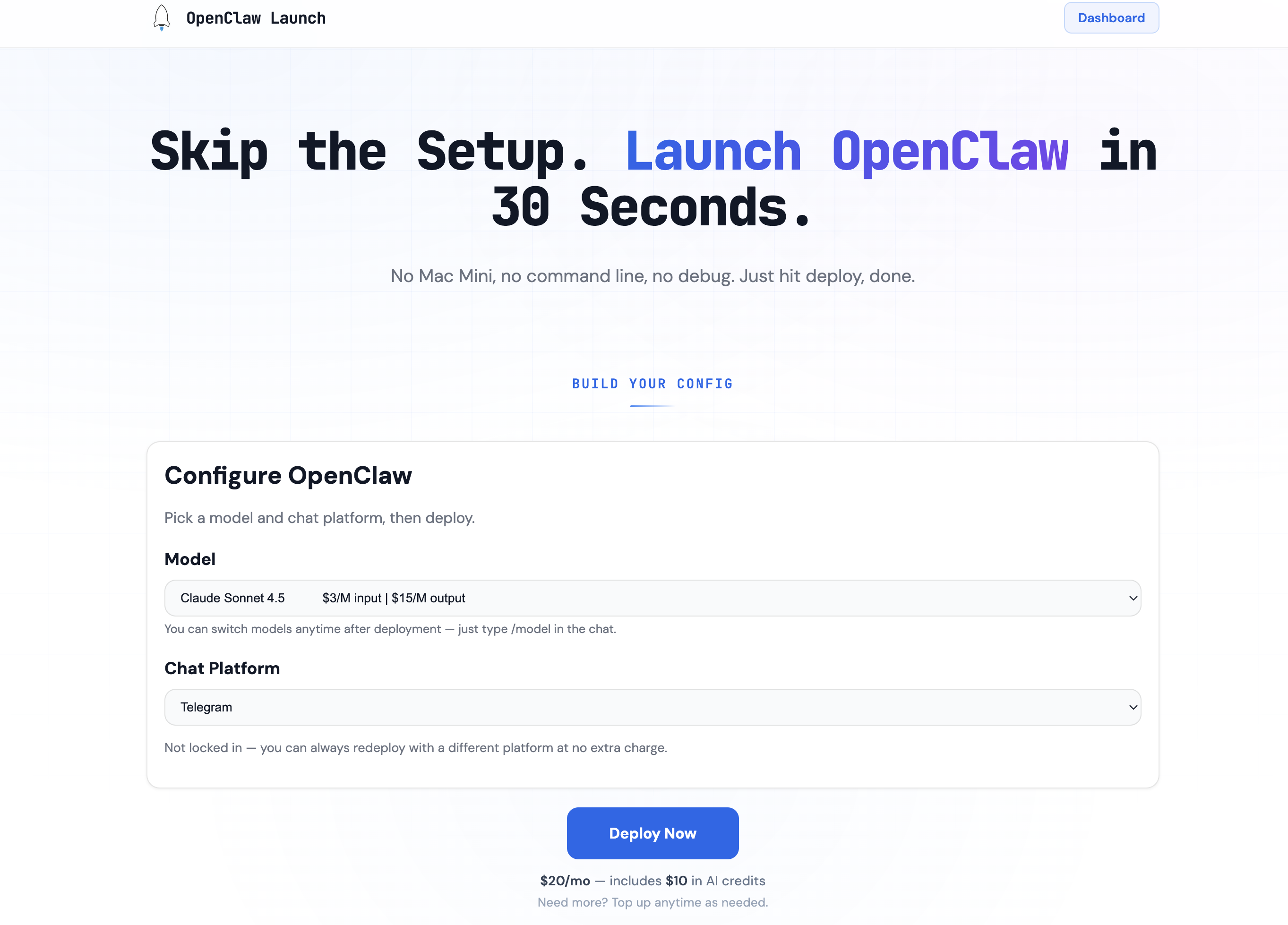 OpenClaw Launch - Tools AI Online | Tools AI Online