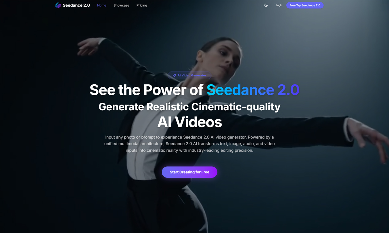 Seedance 2.0 AI Video Generator - Tools AI Online | Tools AI Online