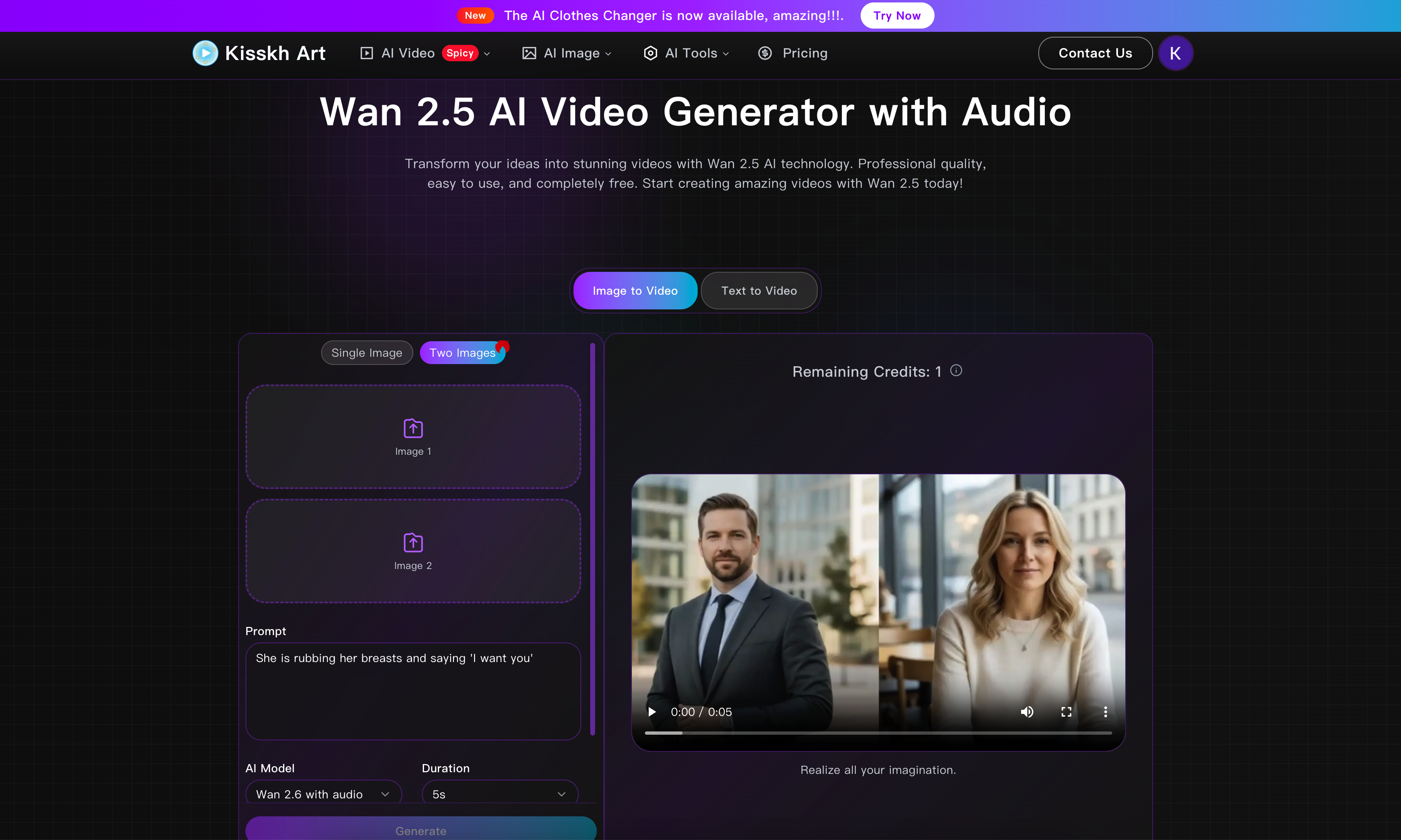 Wan 2.6 Video Generator - Tools AI Online | Tools AI Online