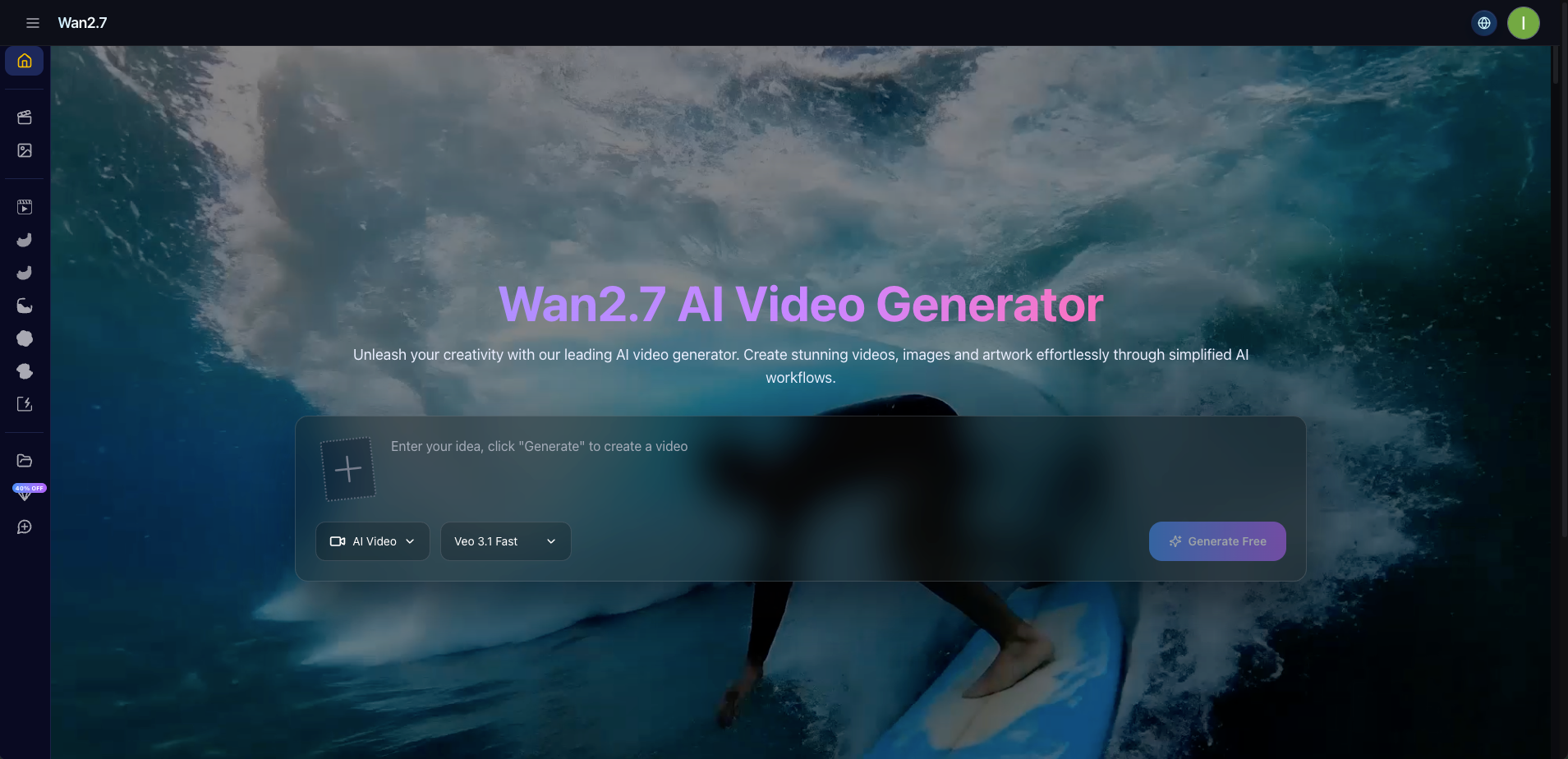 Wan27 Video - Tools AI Online | Tools AI Online