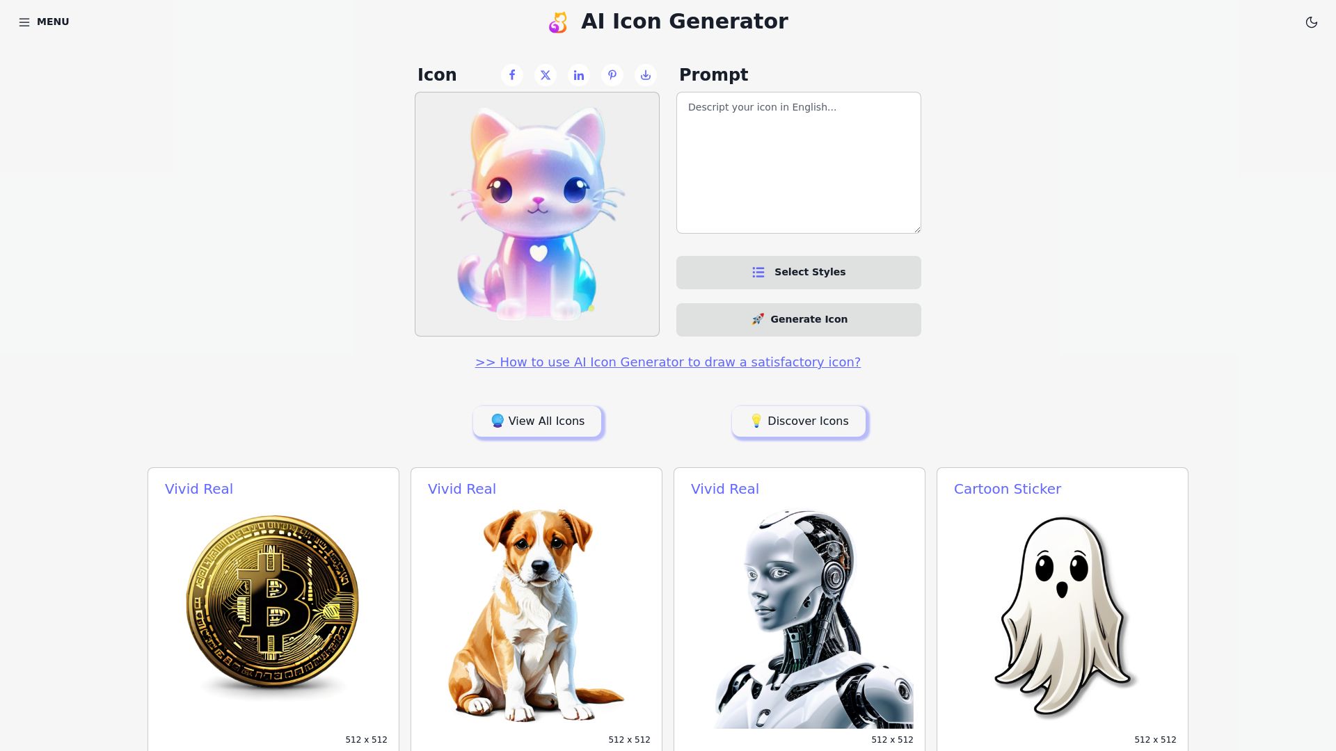 AI Icon Generator - Tools AI Online | Tools AI Online