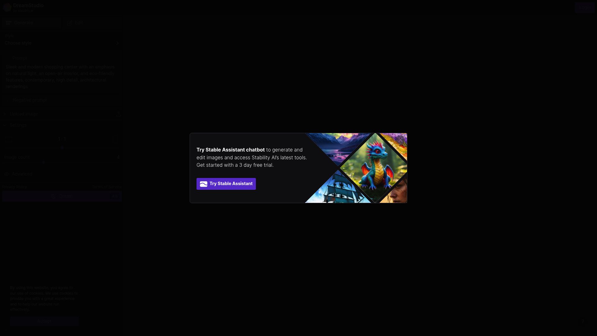 Dream Studio - Tools AI Online | Tools AI Online