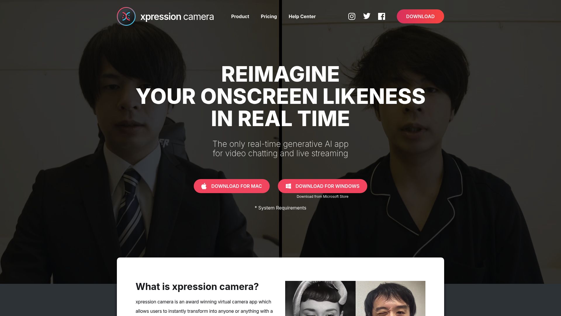 Xpression Camera - Tools AI Online | Tools AI Online